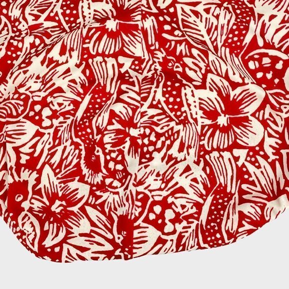 Land's End Women's Red & White One Piece Bathing Suit size 6 - Picture 7 of 8